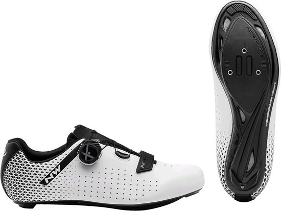 Northwave Race Fietsschoenen Core 2 Plus White/Black 46