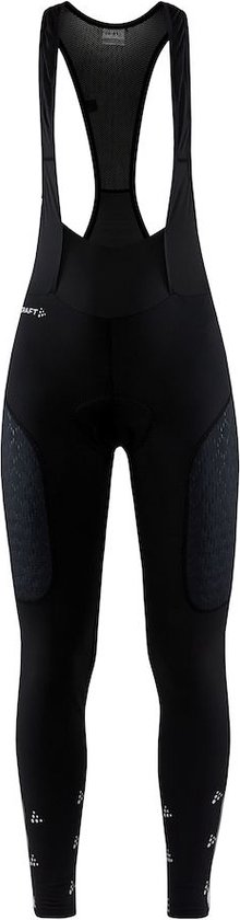 Craft Fietsbroek lang met bretels Dames Zwart - ADV BIKE SUBZ LUMEN BIB TIGHTS W BLACK-M