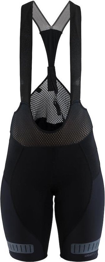 Craft Hale Glow Bib Shorts W Fietsbroek Vrouwen - Zwart - Maat XS