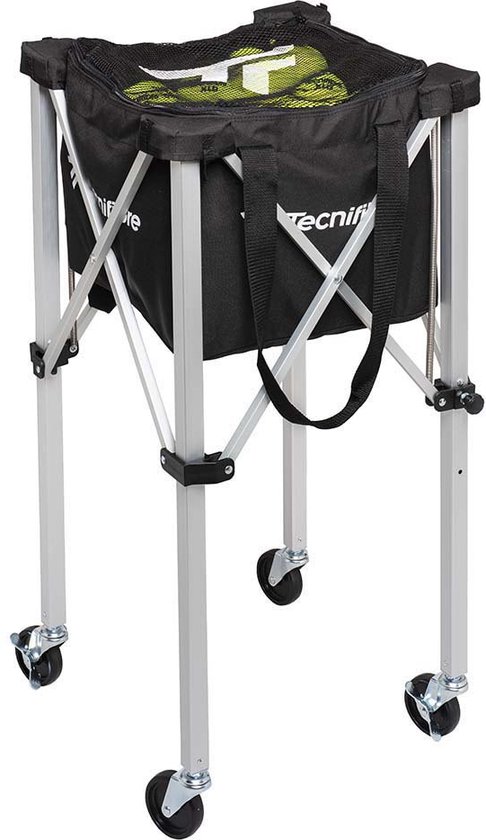 Tecnifibre Tennis Ballenwagen Ballenmand Opvouwbaar met wielen
