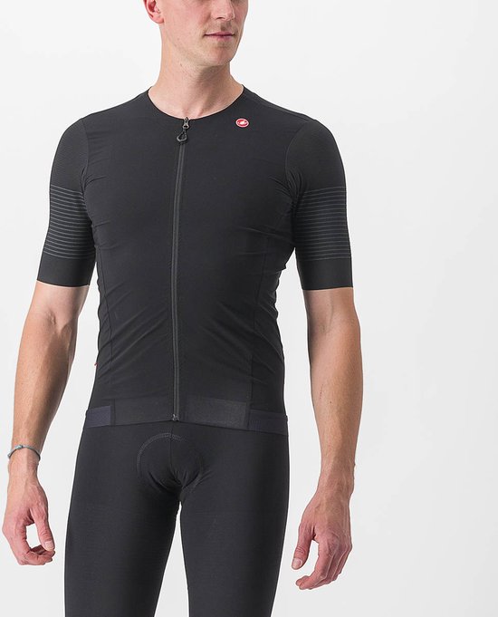 Castelli Premio Jersey Met Korte Mouwen Zwart 2XL Man