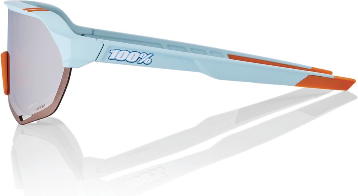 100% S2 - Soft Tact Two Tone - HiPER Silver Mirror Lens