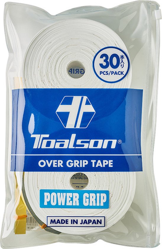 Toalson Power Overgrip 30 St. Wit - Braces - wit