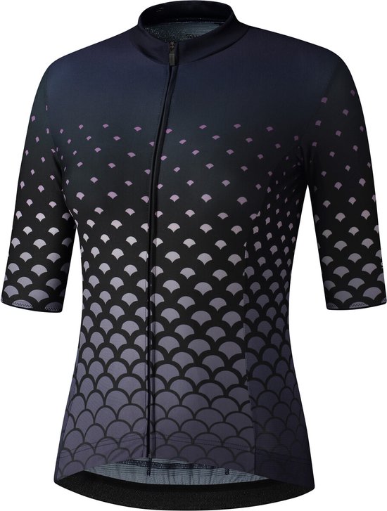 Shimano Fietsshirt Korte Mouwen Yuri Dames Navy Blauw-L