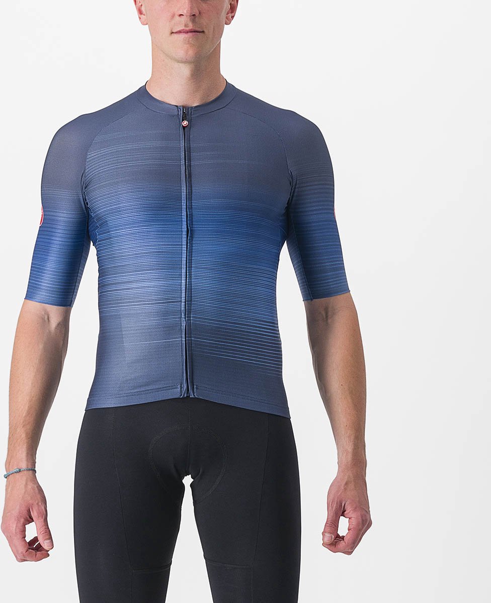 Castelli Aero Race 6.0 Jersey Met Korte Mouwen Blauw 2XL Man