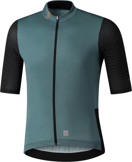 Shimano Fietsshirt Korte Mouwen Evolve Heren Grijs-L
