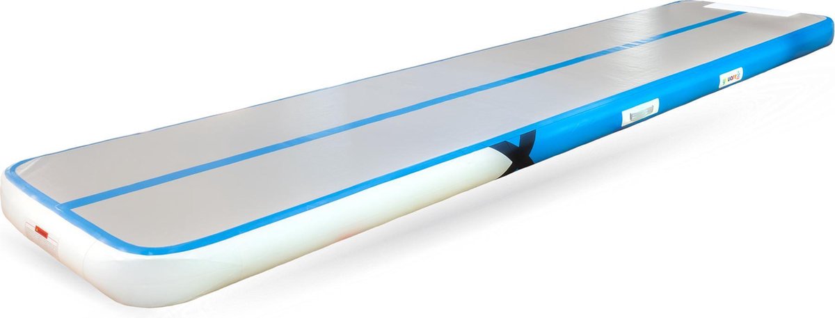 YouAreAir Turnmat — AirTrack Pro 4.0 | 4 meter — 15cm dik | Gymnastiek | Waterproof | 50% gem. meer volume - 4m mat met pomp