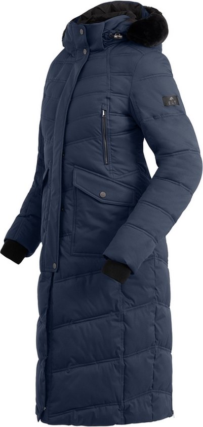 ELT Lange Thermo Winterjas Saphira - maat XXL - Navy