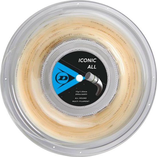Dunlop Tennissnaar Iconic All 1.30 Naturel