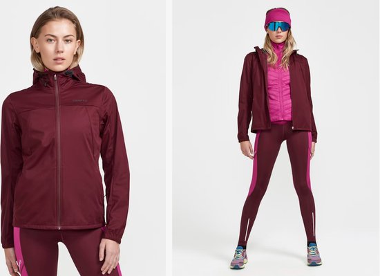 Craft - ADV Essence Hydro Jacket - Rood - Dames - Maat M