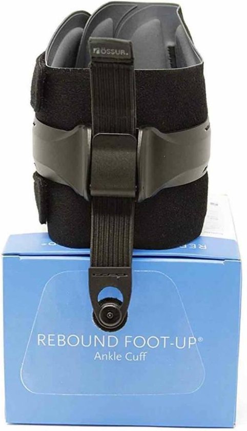 Össur Rebound Foot-Up Klapvoetbrace - L/XL - Universeel - Zwart