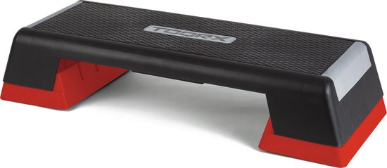 Toorx Fitness - Aerobic Step - Stepper - Verstelbaar - Rood met grijs
