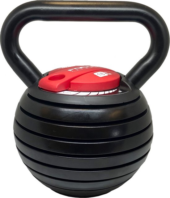 Focus Fitness - Kettlebell - Verstelbaar - 3 kg t/m 18 kg - Verstelbare gewichten
