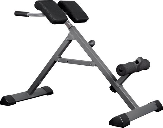 Finnlo Tricon - Rugtrainer - Fitnessbank - Hyperextension - Inklapbaar - Verstelbaar - Maximale belasting 130 kg