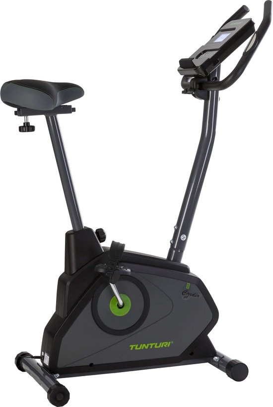 Tunturi Cardio Fit E30 Hometrainer - Fitnessfiets met ergometer - 12 trainingsprogramma's - Verstelbaar - Ergonomisch