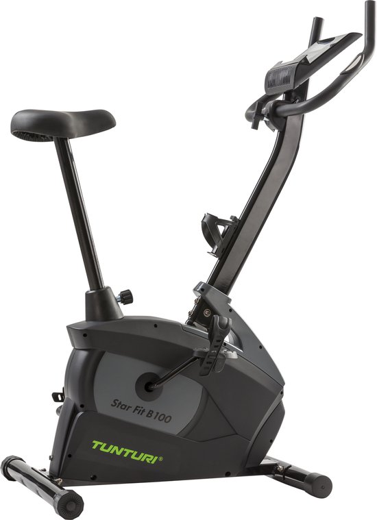 Tunturi Star Fit B100 Hometrainer - Fitness Fiets - 16 weerstandsniveaus - Verstelbaar - Ergonomisch - Hartslagmeter