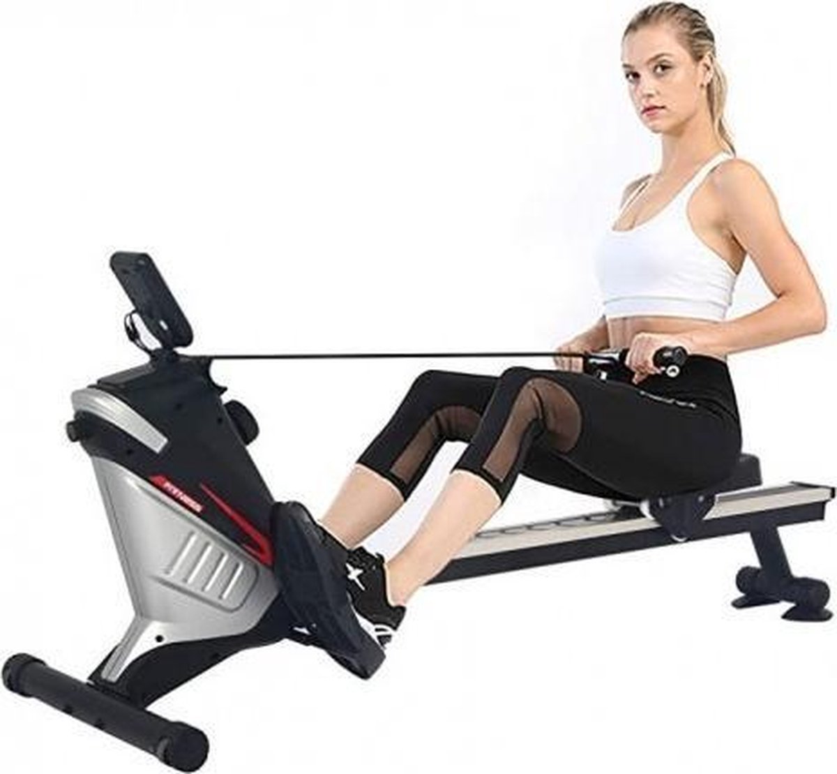 ISE SY-1750 Opvouwbare Indoor Roeitrainer 8 Weerstanden Fitness Sport Cardiotraining