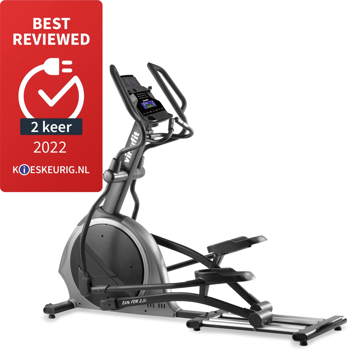 VirtuFit Elite FDR 2.5i Semi-Pro Crosstrainer - 20 programma's - elektronisch - Magnetische weerstand