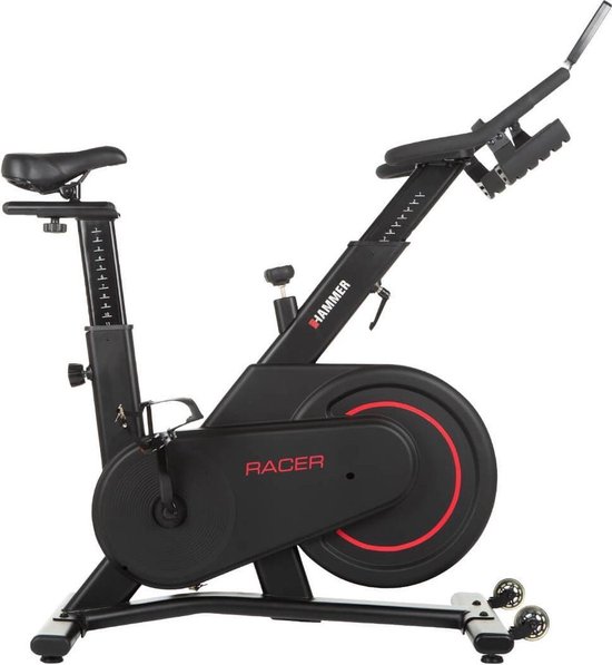 Hammer Speedbike Racer - Spinfiets - Hometrainer - met magnetische weerstand - LCD scherm - 16 kg vliegwiel - Kinomap app - Hartslagprogramma