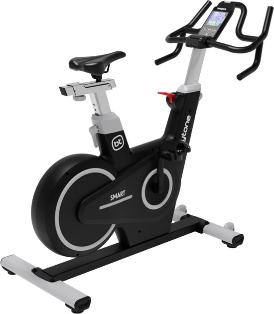 Bodytone Active Bike 350 Smart (Grijs) - connectiviteit met Zwift, Kinomap, Bkool, Onelap & meer - 18 KG vliegwiel - Shimano pedaalas - 1 maand gratis CYCLEMASTERS®
