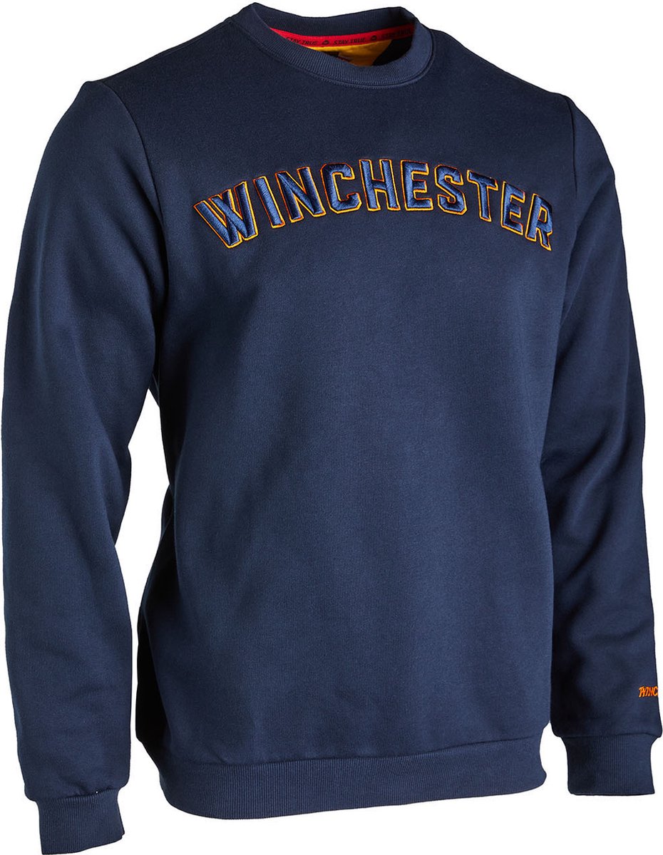 WINCHESTER Trui - Heren - Falcon - Warme stof - Sweater - Casual - Blauw - S