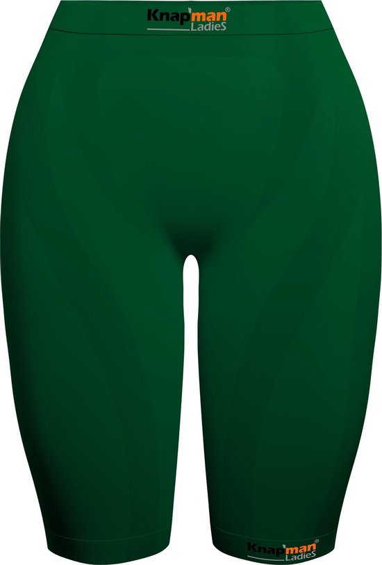 Knapman Ladies Zoned Compression Short 45% Groen | Compressiebroek (Liesbroek) voor Dames | Maat L