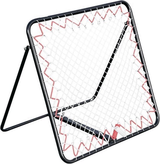 Precision Stuitbaltrainer Pro Rebounder 95 X 95 Cm Staal Zwart