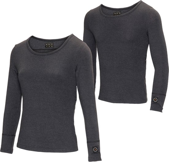 HeatPerformance® Verwarmd shirt | Thermoshirt longsleeve | met oplaadbare batterij voor 5 uur warmte | S