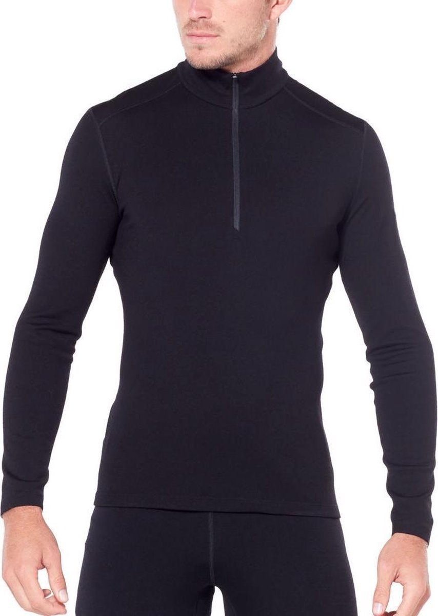 Icebreaker 260 tech ls half zip 104372001 black S