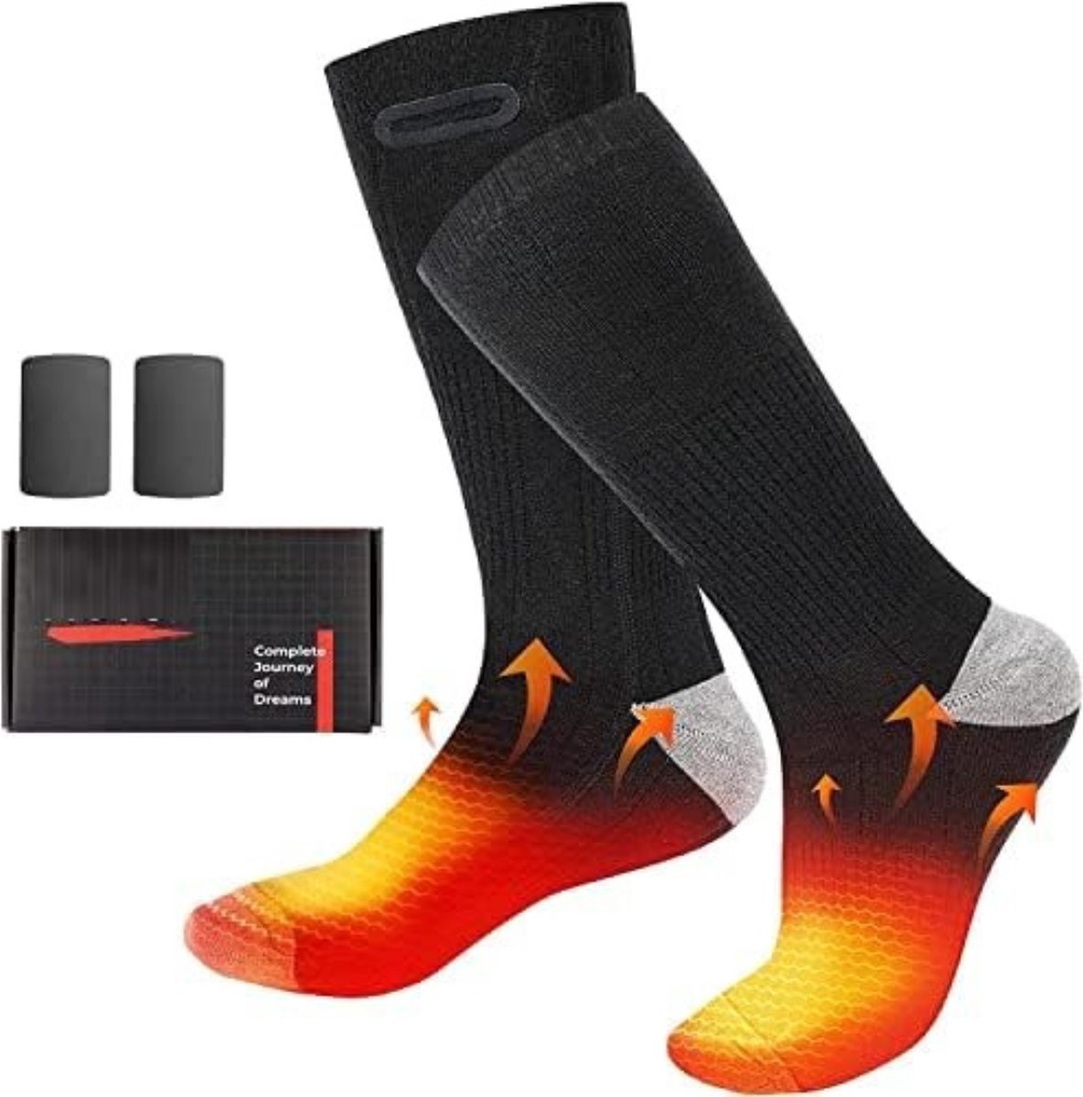 Verwarmde Sokken - Elektrische Sokken - Verwarmde Sokken met Batterij - L