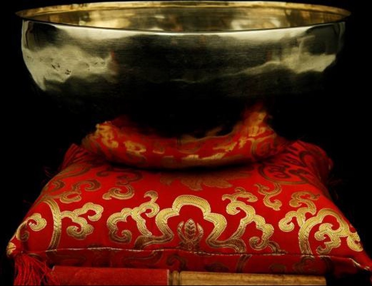 Klankschaal Shanti goudkleurig - 29-31 cm - 2250-2500 g - S