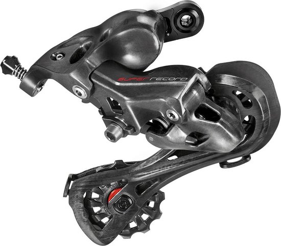 Campagnolo achterderailleur Super Record 12V 34 Tands carbon zwart