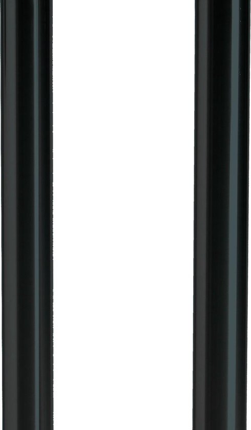 Cavus zwarte stalen 120 cm x 6 cm dubbele kolom