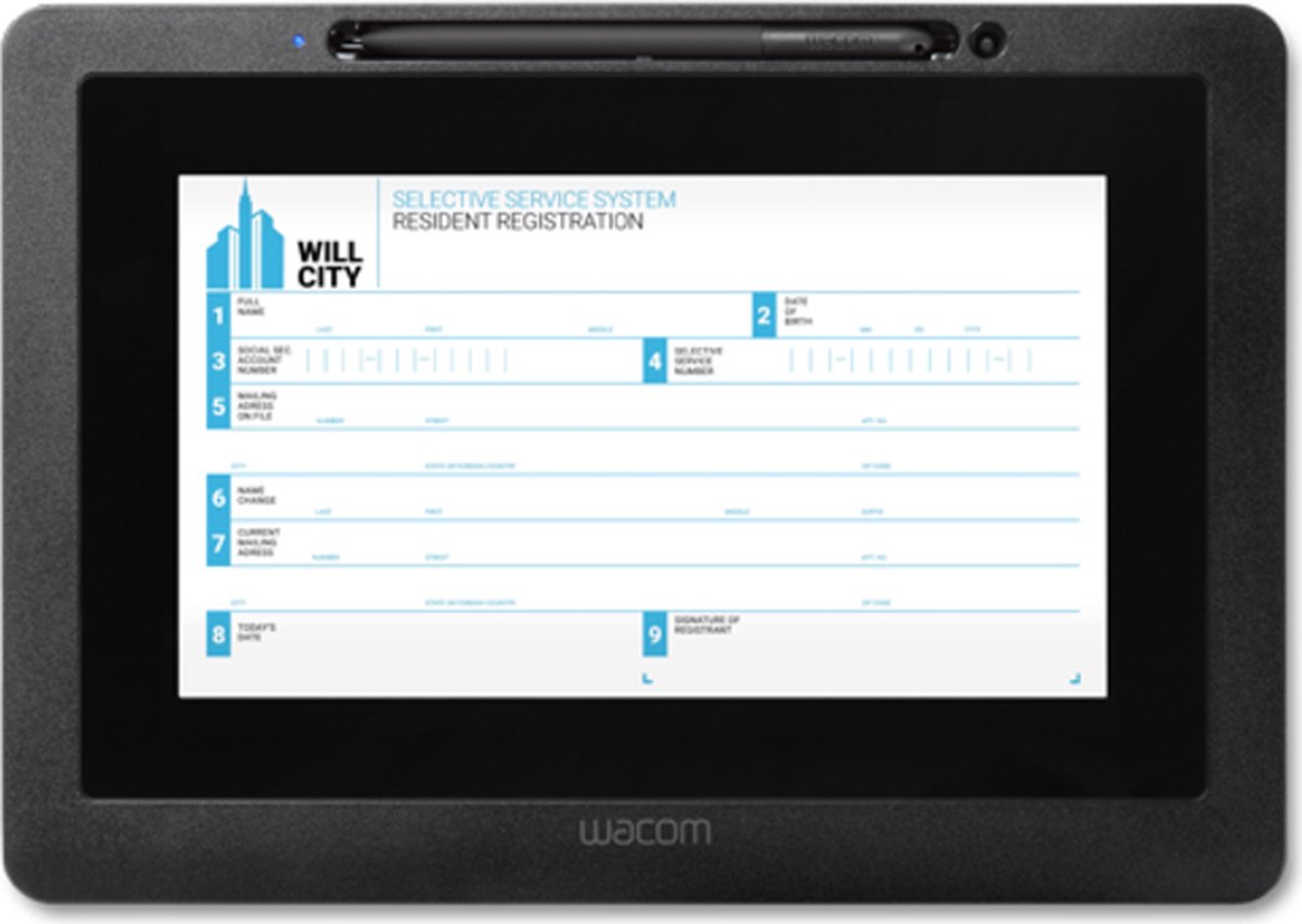 Wacom DTU-1031AX Tekentablet - 10.1 Inch Display - Inclusief Pen