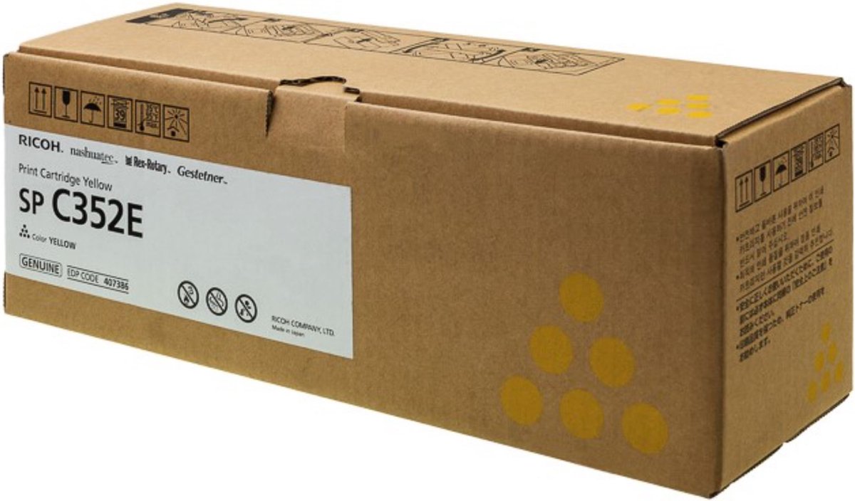 RICOH - Printer Cartridge 'SP C352E' - Kleur: geel - voor 6000 pages