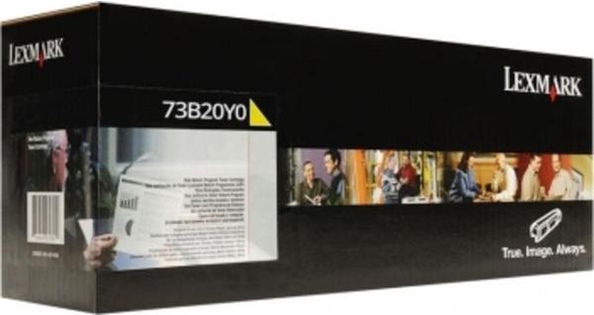 LEXMARK 15K Return Program Gele Toner Cartridge (CS/CX827)