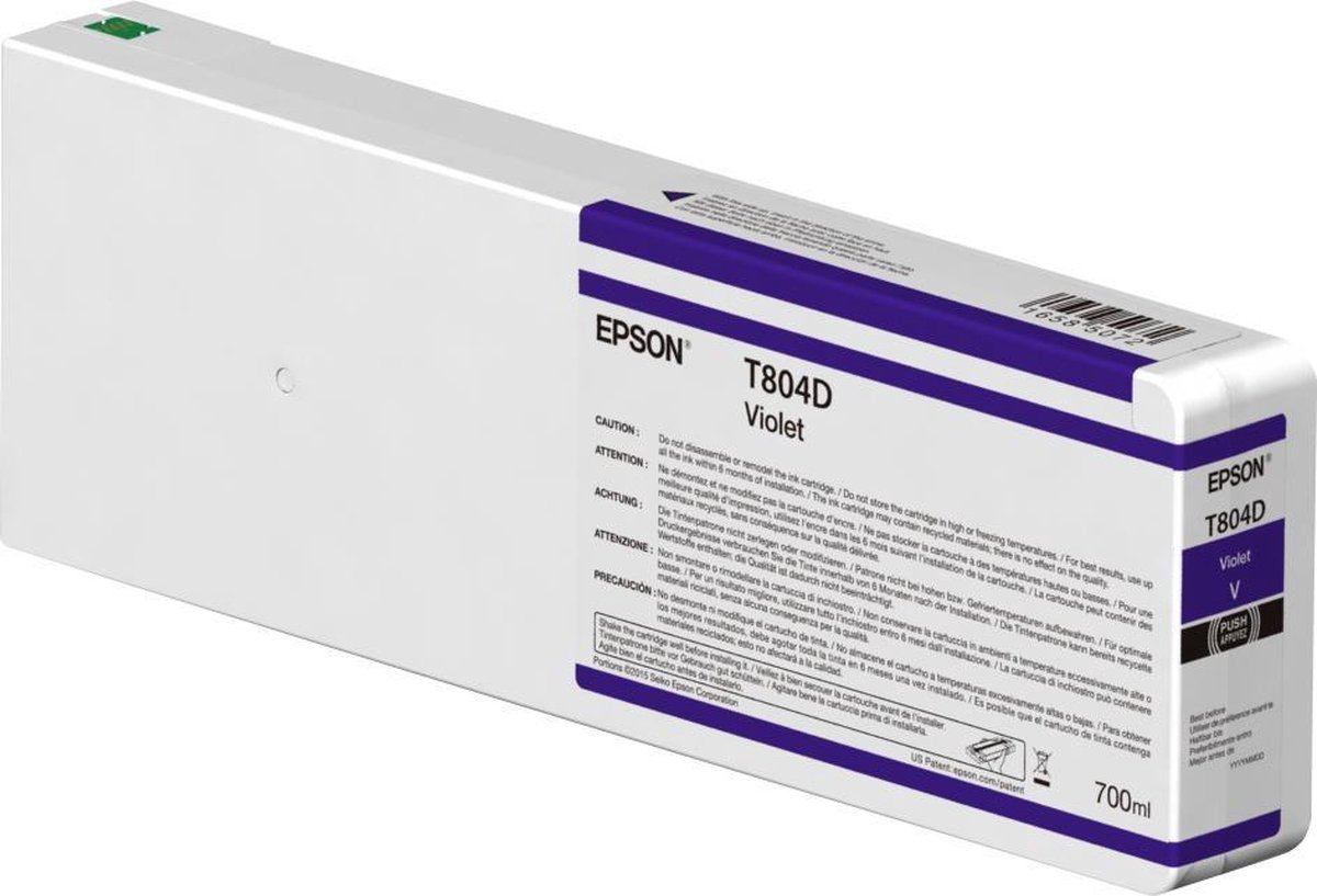Originele inkt cartridge Epson C13T804D00 Paars