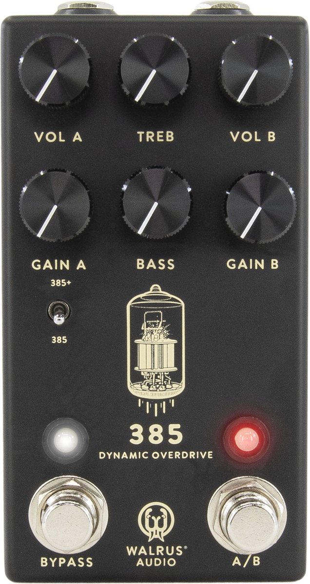 Walrus Audio 385 MKII Dynamic Overdrive FX Black - Distortion voor gitaren