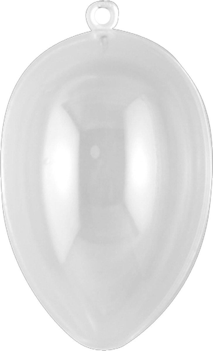 Vaessen Creative Plastic Ei - 2-delig - 14cm - 144stuks