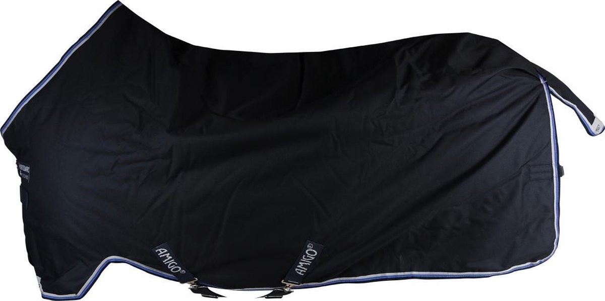 Horseware Amigo Bravo 12 Turnout medium 250gr Navy/Strong blue - 6.3 - Regendeken