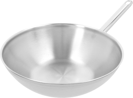 Demeyere Senses 5 RVS Wokpan - Inductie - 30 cm – PTFE en PFAS Vrij
