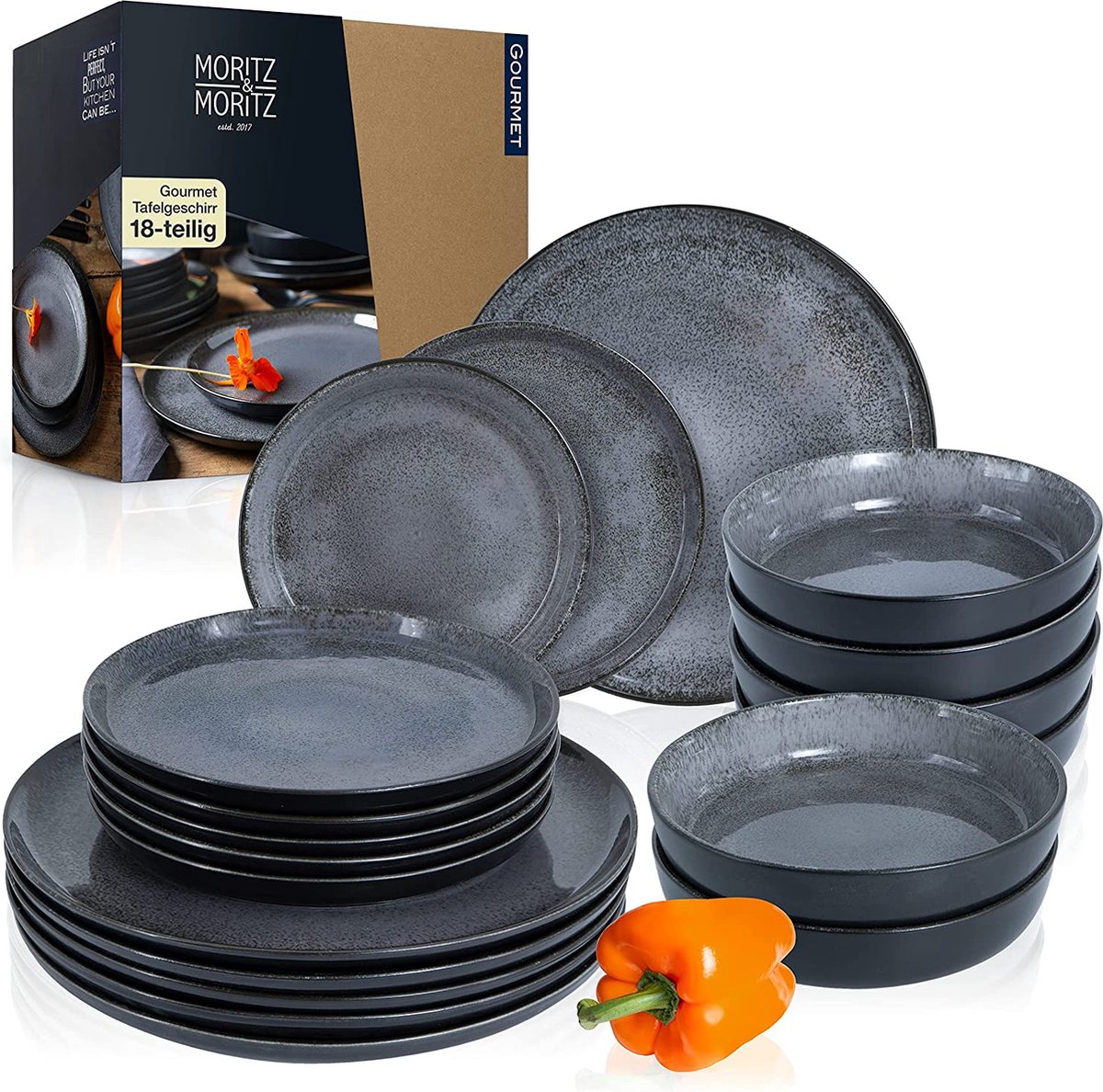 Serviesset duurzaam borden mokken kommen tableware set