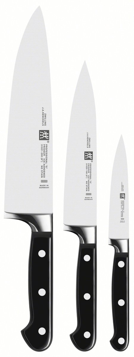 "ZWILLING PROFESSIONAL ""S"" Messenset - 3-delig"