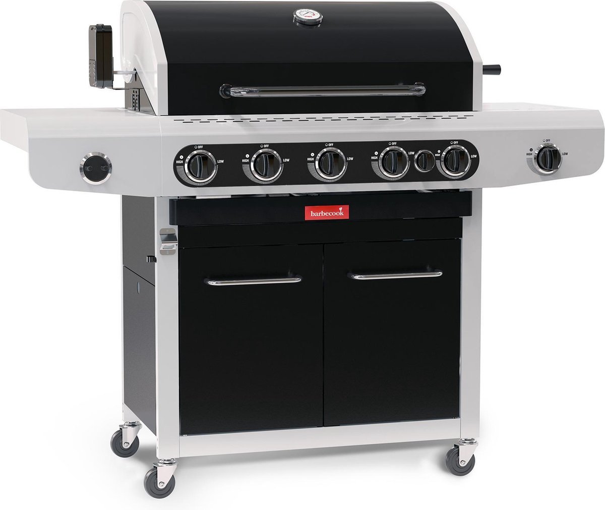 Barbecook - Siesta 612 Black Edition - Gasbarbecue - 5 branders - 142 x 56 x 118 cm