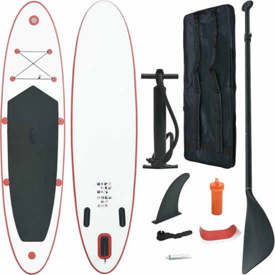 The Living Store Stand Up Paddleboard - SUP Board 330x72x10 cm - 1 Volwassene - Anti-slip - UV-bestendig