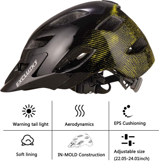 Schokabsorberende Helm - Rolschaatsen,mountainbike-helm - Extreme Sporten \ bicycle helmet for adults,Fietshelm voor volwassenen, heren en dames, mountainbike-helm
