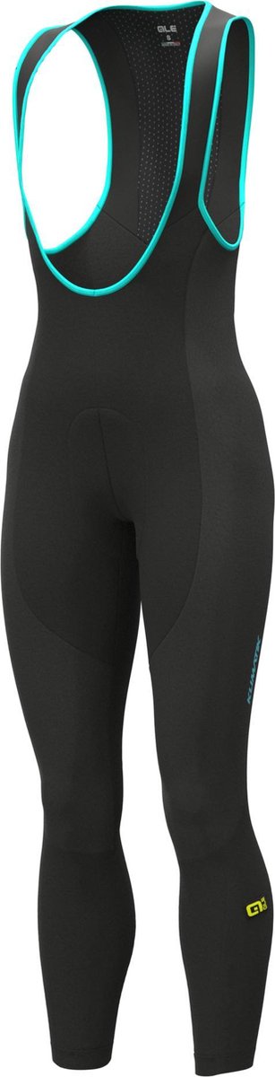 Ale Dames Lange Fietsbroek Klimatik K-Wind Blizzard - Zwart - S