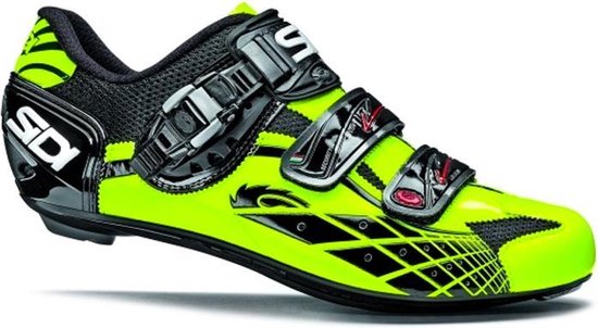 Sidi - Laser racefietsschoen - zwart/fluo geel - maat 42,5
