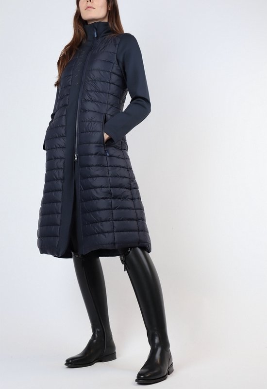 Montar Long Emma Hybrid Jacket - maat S - Navy