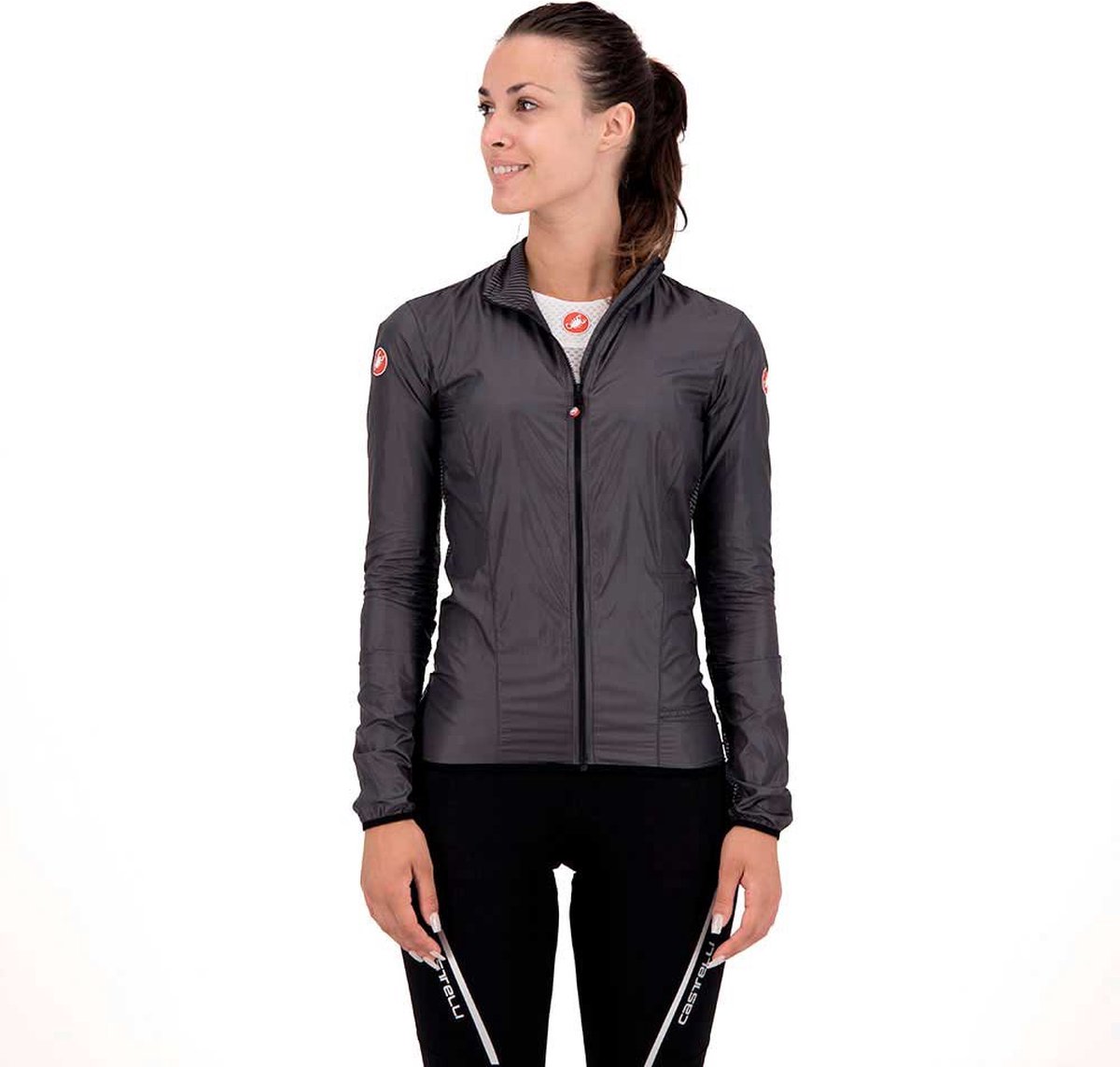 CASTELLI Aria Shell Jas Dames - Dark Grey - M